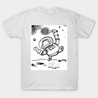 Space Ape Serves Tennis Ball T-Shirt